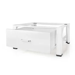 Nedis Stativ til vaskemaskine og tørretumbler | Skuffe | 150 kg | Hvid Online