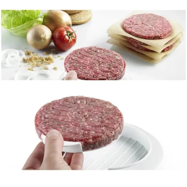 Pressere>Non-stick burgerpresseform DIY hamburgerbøfmaskine risboldform til køkkenbrug
