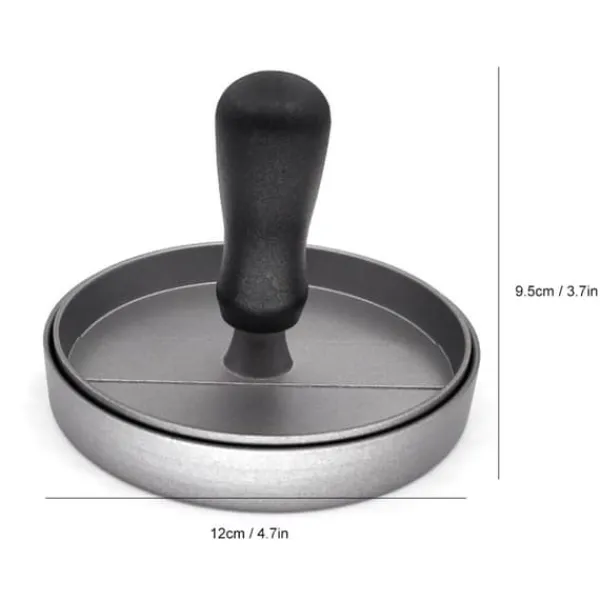 Pressere>Non-Stick hamburgerpressemaskine - zink aluminiumlegering Patty Form