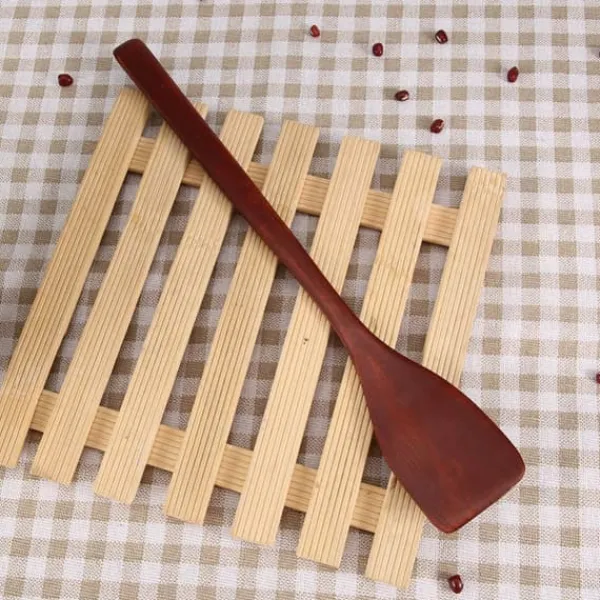 Stegepaletter>Non-stick træspatel - rød