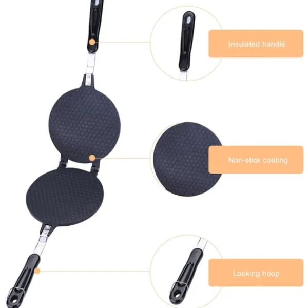 Vaffeljern>Nonstick-vaffelvaffel - perfekt til hjemmebagning
