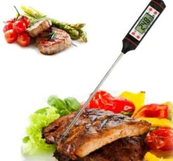 OBOSOE husholdningstermometer Digital LCD madlavningstermometer injektionsgrilltermometer til stegning, madlavning, grill / grill, bagning Online