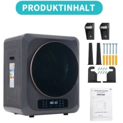 OBOSOE kondensator tørretumbler | 3 kg (maks. 4 kg) | Multifiltrering | 850 W | Til vægmontering | 6 programmer Sale