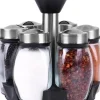 OBOSOE krydderi boks, krydderi dispenser, krydderi beholder, køkken, krydderi boks, glasflaske, peber, krydderi beholder, hylde, arrangør, flaske hold | CDON Clearance