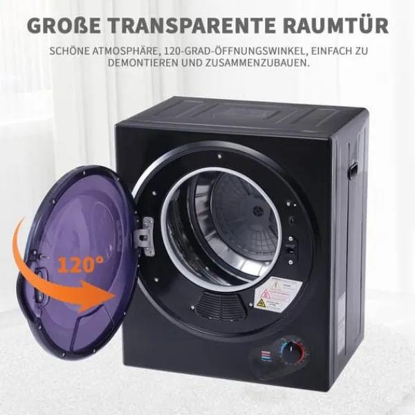 OBOSOE lufttørrer 2,5 kg vægmonterbar PTC keramisk element rustfrit stål tromle dobbeltfilter 200 min timer overophedningsbeskyttelse Discount