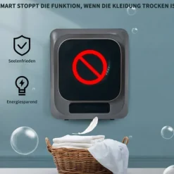 OBOSOE lufttørrer Rustfri 3 kg kapacitet Faktisk 4 kg 850W flertrinsfilter 6 Program Vægmonterbar til badeværelse Discount