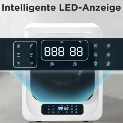 OBOSOE lufttørrer Rustfri 3 kg kapacitet Faktisk 4 kg 850W flertrinsfilter 6 Program Vægmonterbar til badeværelse Online
