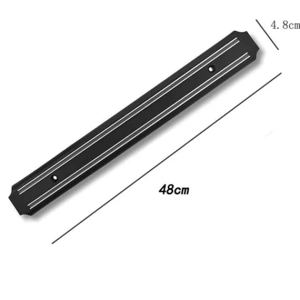 Køkkenorganisering>OBOSOE magnetisk knivholder 48cm – stærk magnetisk knivstativ til køkken, kreativt køkkentilbehør