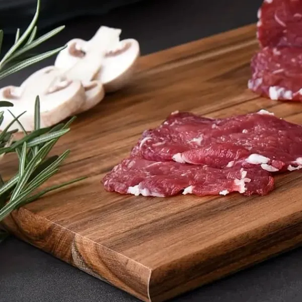 Skærebrætter>OBOSOE Premium Akacietræ Skærebræt - Perfekt til Kød, Ost, Brød, Grøntsager & Frugt | Slidstærkt Køkkenredskab til Hjem & Kollegie (34x22 cm) - Ideel | CDON