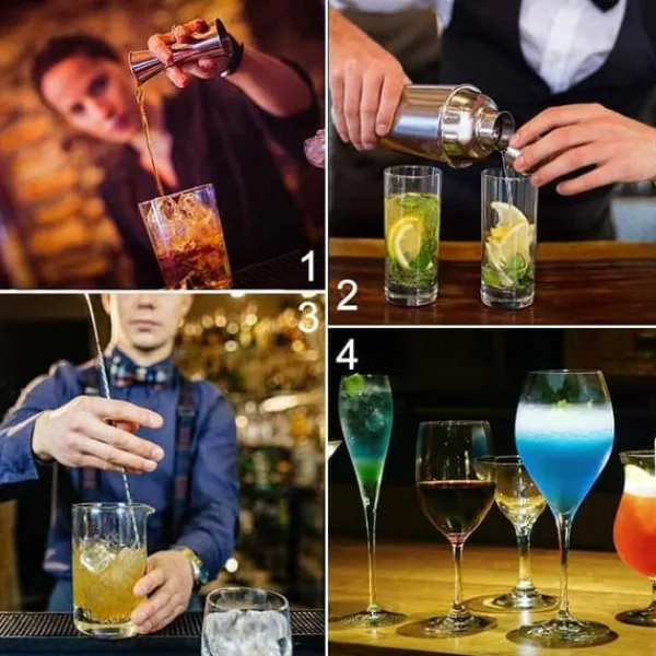 OBOSOE Premium Cocktail Shaker Set – 10-delt barudstyr i rustfrit stål Sale