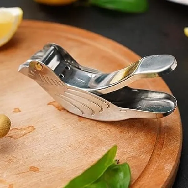 OBOSOE Rustfri Citruspresser – Fugleformet Manuel Juicer til Citron, Appelsin, Lime & Granatæble | Håndholdt Presser New