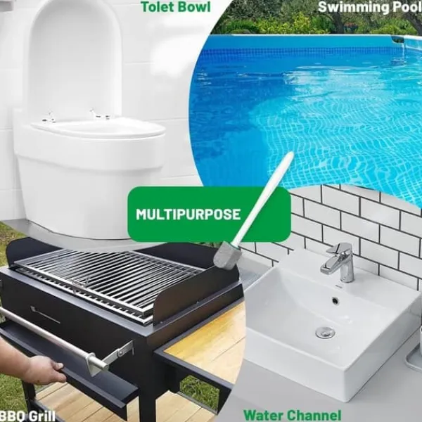 OBOSOE Toiletbørste Rengøring Pimpsten Toiletbørste Toilet Pletfjerner Børste Til Toilet New