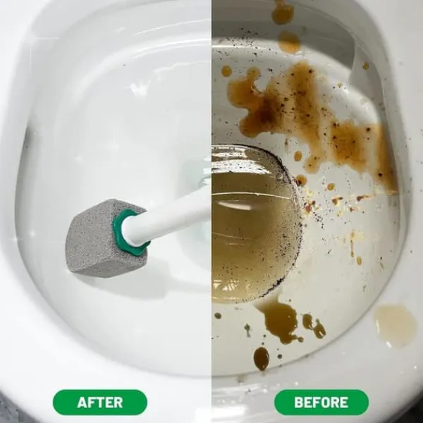OBOSOE Toiletbørste Rengøring Pimpsten Toiletbørste Toilet Pletfjerner Børste Til Toilet New
