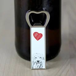 Old English Sheepdog - flaskeåbner med en hund, personlig køleskabsåbner, unik gave til en mand fra Art-Dog Online