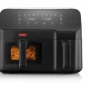 Bodum Fritøse>Oliefri frituregryde - - Dobbelt rum 3,2L og 5,1L - 2700 W - Sort