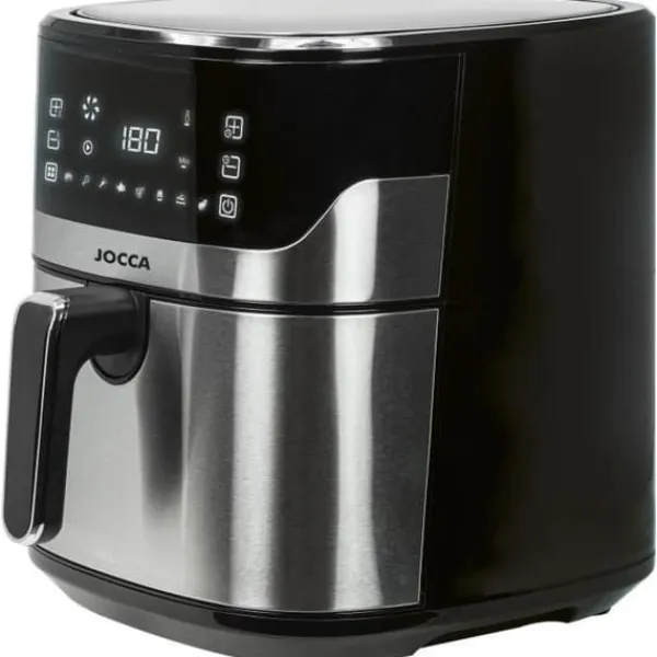 Fritøse>Oliefri frituregryde - JOCCA - 2192 - 6,5L - 1600 W - 28 x 37 x 31,5 cm - Rustfrit stål