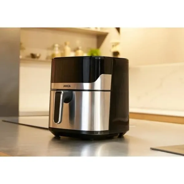 Fritøse>Oliefri frituregryde - JOCCA - 2192 - 6,5L - 1600 W - 28 x 37 x 31,5 cm - Rustfrit stål