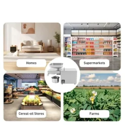 Oliepressemaskine, 610W effekt, kompakt design Online