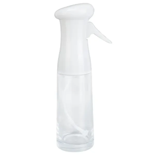Oliesprayflaske - 300 ml, højtryk, ergonomisk håndtag, BBQ-bagning - hvid Sale