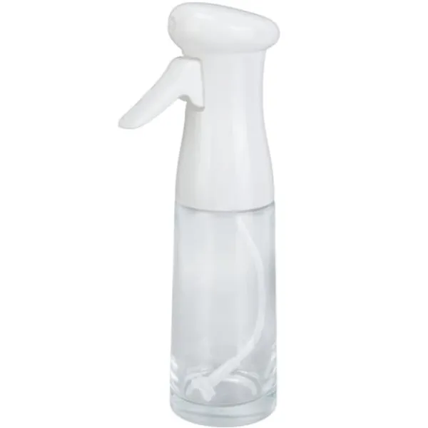 Oliesprayflaske - 300 ml, højtryk, ergonomisk håndtag, BBQ-bagning - hvid Sale