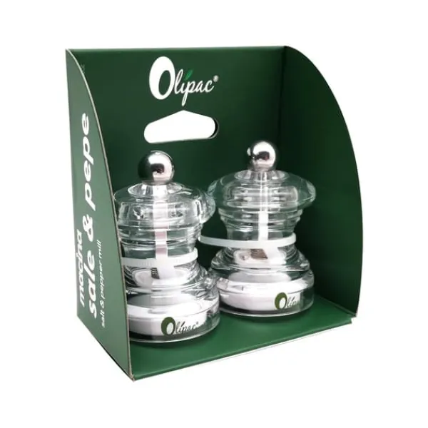 Olipac Salt & Pepperkvarn Set Crystal Online