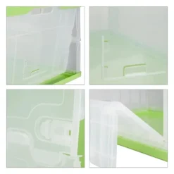 Opbevaringsboks, 31,5x59,5x39,5 cm, Transparent Sale