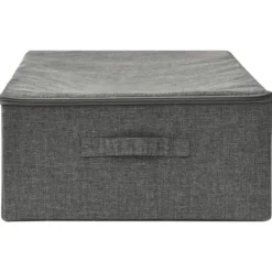 Opbevaringskasse 70x40x18 cm stof antracitgrå - Opbevaringskasse - Opbevaringskasser - Home & Living Discount