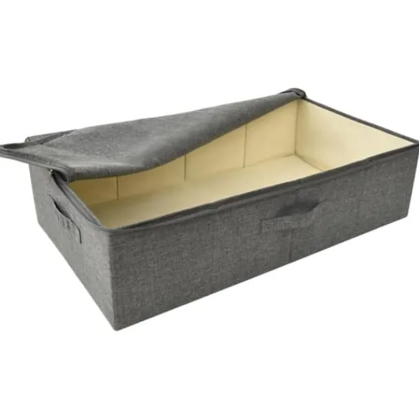Opbevaringskasse 70x40x18 cm stof antracitgrå - Opbevaringskasse - Opbevaringskasser - Home & Living Discount