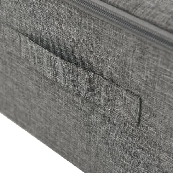 Opbevaringsæsker Til Hjemmet>Opbevaringskasser - Living opbevaringskasse 70x40x18 cm stof antracitgrå