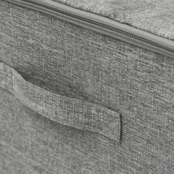 Opbevaringskasser - Living opbevaringskasser 2 stk. 43x34x23 cm stof grå Outlet
