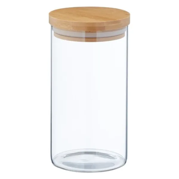 Opbevaringskrukke sæt, 18x10 cm, Transparent Best