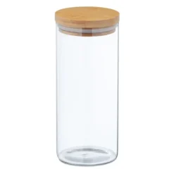 Opbevaringskrukke sæt, 22x10 cm, Transparent Sale