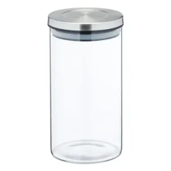 Opbevaringskrukke sæt, 18x9,5 cm, Transparent Online