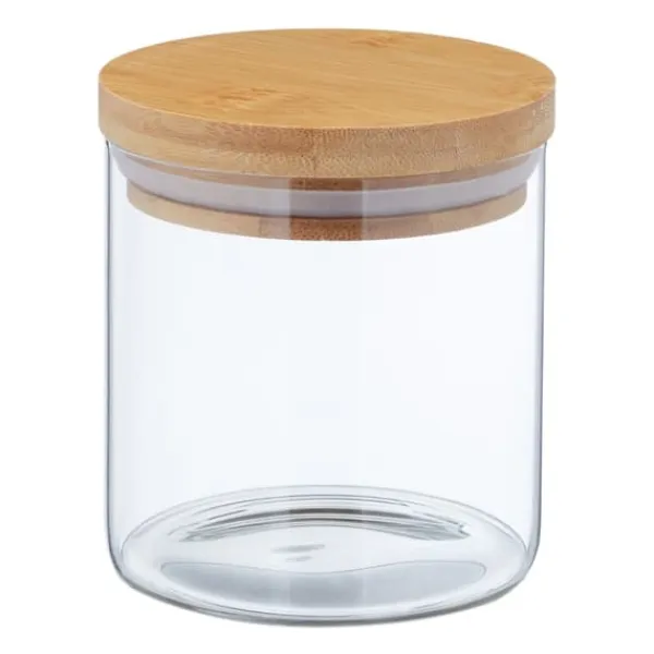 Opbevaringsdåser>Opbevaringskrukkesæt, 10.5x10 cm, Transparent