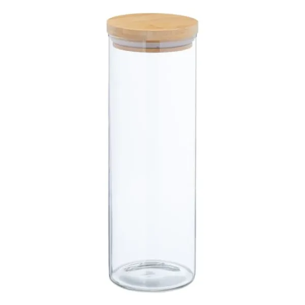 Opbevaringsdåser>Opbevaringskrukkesæt, 28x10 cm, Transparent
