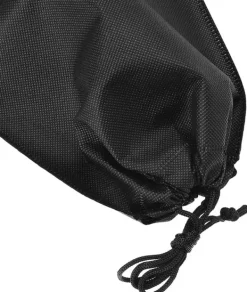 Opbevaringsposer med snøre 5-pak 33 × 40 cm Sort Hot