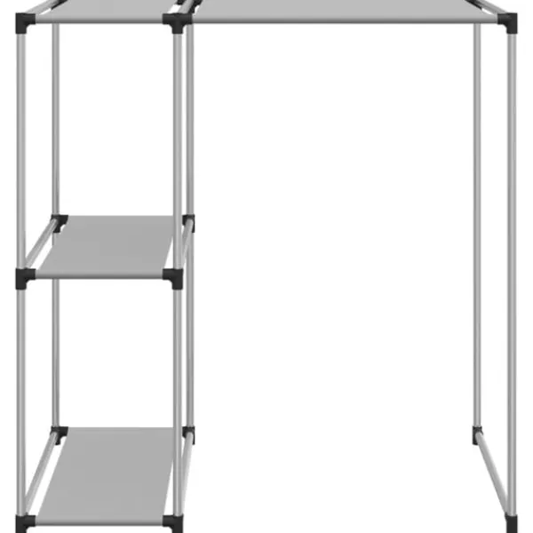 Opbevaringsreol til vaskemaskine - Pladsbesparende jernreol | Størrelse: 87x55x90,5 cm | Farve: Grå Sale