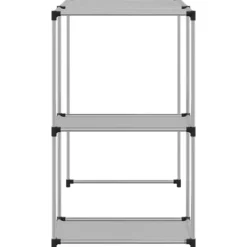 Opbevaringsreol til vaskemaskine - Pladsbesparende jernreol | Størrelse: 87x55x90,5 cm | Farve: Grå Sale