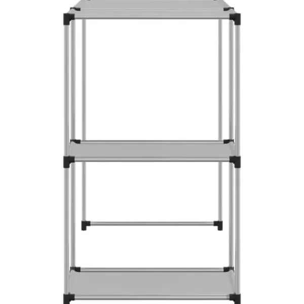 Opbevaringsreol til vaskemaskine - Pladsbesparende jernreol | Størrelse: 87x55x90,5 cm | Farve: Grå Sale