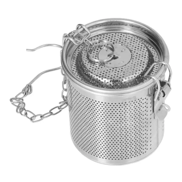 Tefiltre>Optimeret titel: "Multifunktionel krydderpose i rustfrit stål til at sile krydderier i supper - 0,7L"
