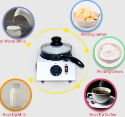 Opvarmet chokoladesmeltegryde, elektrisk tempereringsmaskine, non-stick, 40 W, 220 V