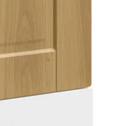 Opvaskemaskine låge i konstrueret træ - Egetræsfarvet | Størrelse: 45x1,5x67 cm Outlet
