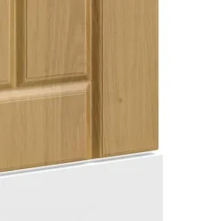 Opvaskemaskinefrontpanel Lucca - Slidstærkt konstrueret træ | Farve: Kunsteg Outlet