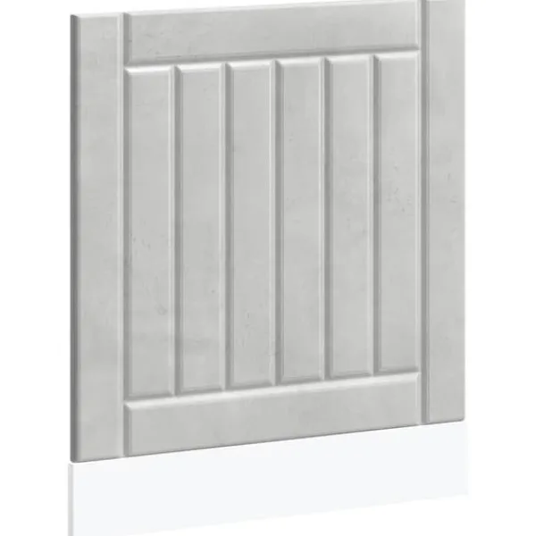 Opvaskemaskiner>Opvaskemaskinepanel Lucca - Tidløst design i konstrueret træ | Farve: Beton grå