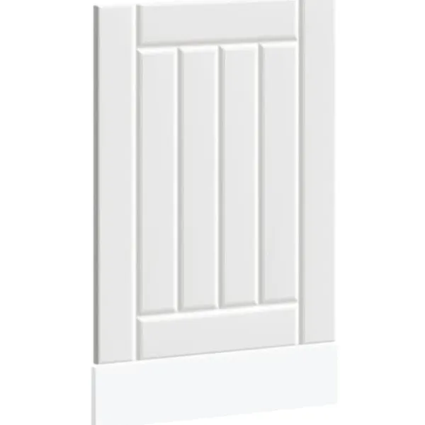 Opvaskemaskiner>Opvaskemaskinepanel Lucca - Frontpanel i konstrueret træ | Farve: Hvid