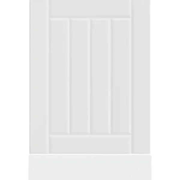 Opvaskemaskiner>Opvaskemaskinepanel Lucca - Frontpanel i konstrueret træ | Farve: Hvid