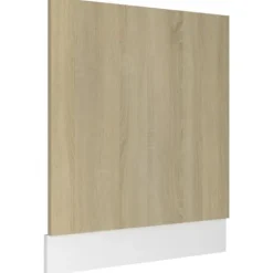 Opvaskemaskinepanel "Lyon" - Integreret låge i konstrueret træ | Størrelse: 59,5x3x67 cm | Farve: Sonoma eg Online