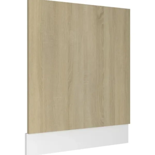 Opvaskemaskinepanel "Lyon" - Integreret låge i konstrueret træ | Størrelse: 59,5x3x67 cm | Farve: Sonoma eg Online