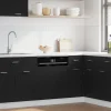 Opvaskemaskinepanel "Lyon" - Frontpanel i konstrueret træ | Farve: Sort eg | Størrelse: 60x1,5x67 cm New