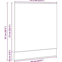 Opvaskemaskinepanel 